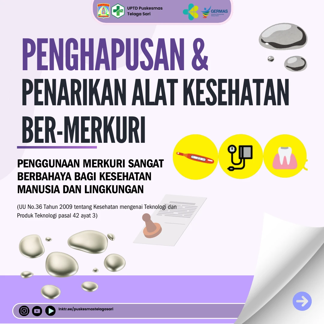 PENGHAPUSAN & PENARIKAN ALAT KESEHATAN BER-MERKURI